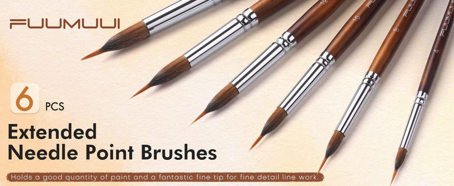 Premium Aquarell-Pinsel-Set