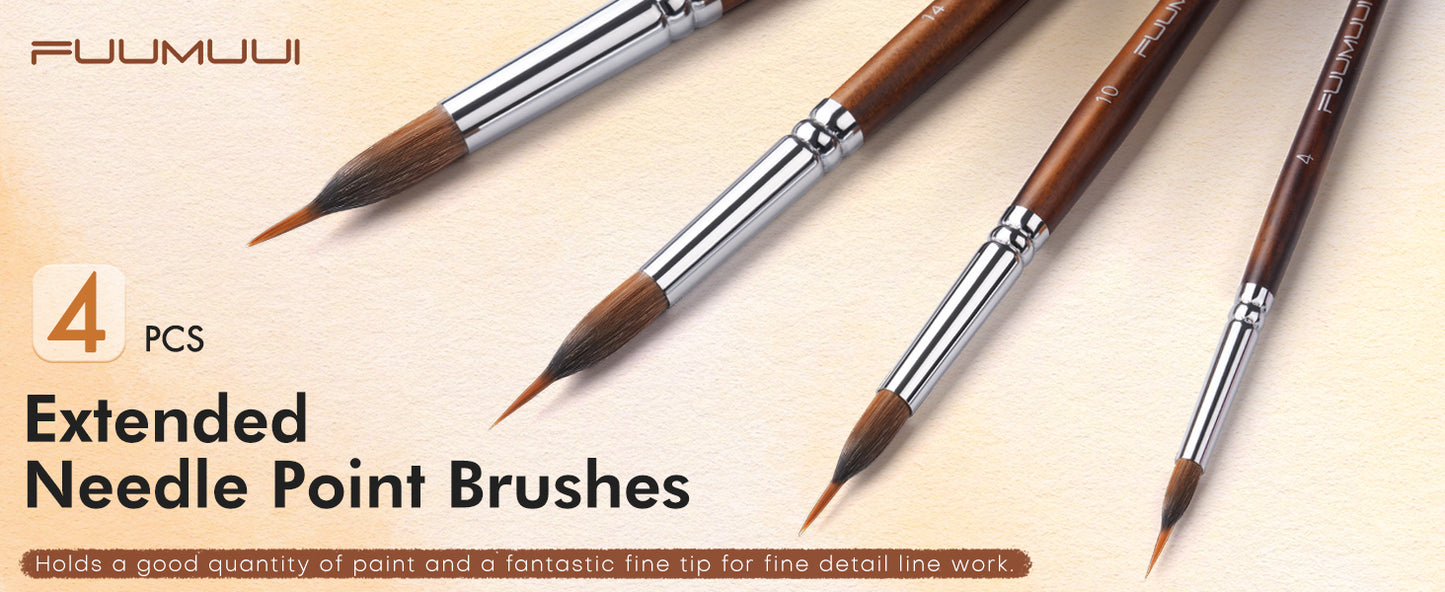 Premium Aquarell-Pinsel-Set