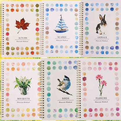 Malbücher für Wasserfarben